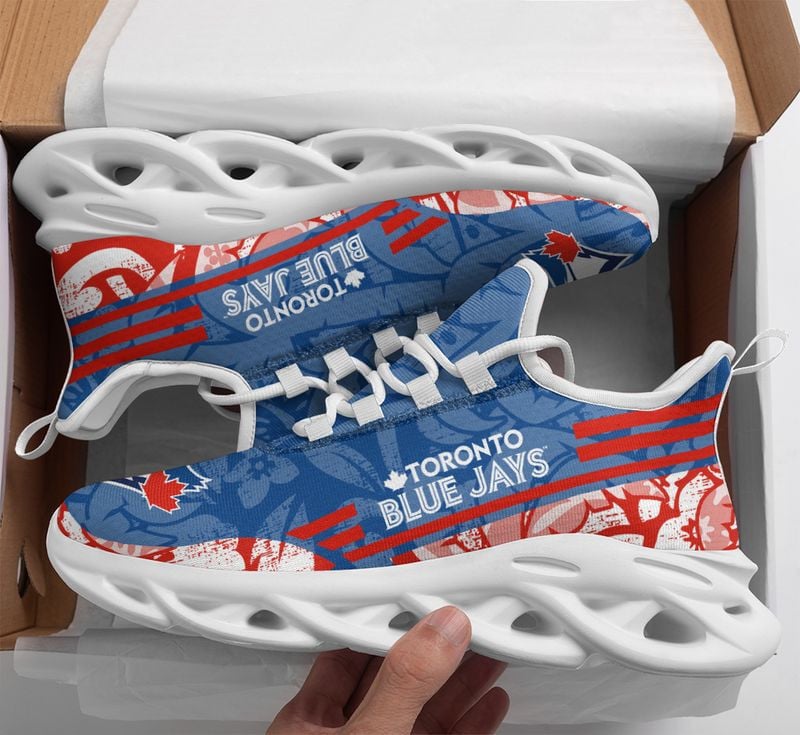 Toronto Blue Jays Tropical Flowers Max Soul Shoes NLA066161 - Famjoys Toronto Blue Jays Tropical Flowers Max Soul Shoes NLA066161 - Famjoys