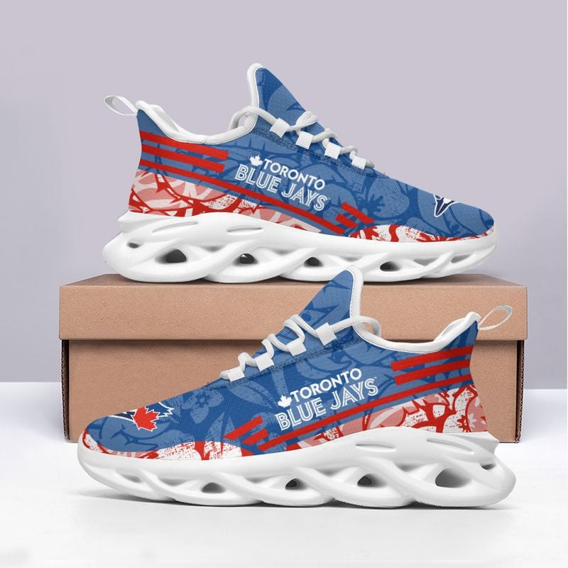 Toronto Blue Jays Tropical Flowers Max Soul Shoes NLA066161 - Famjoys Toronto Blue Jays Tropical Flowers Max Soul Shoes NLA066161 - Famjoys