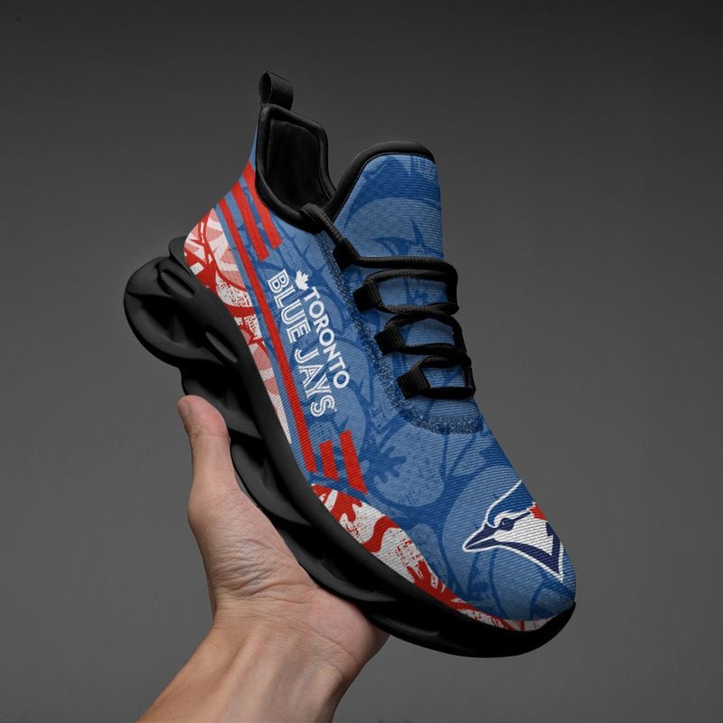 Toronto Blue Jays Tropical Flowers Max Soul Shoes NLA066161 - Famjoys Toronto Blue Jays Tropical Flowers Max Soul Shoes NLA066161 - Famjoys