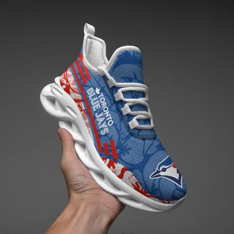 Toronto Blue Jays Tropical Flowers Max Soul Shoes NLA066161 - Famjoys Toronto Blue Jays Tropical Flowers Max Soul Shoes NLA066161 - Famjoys
