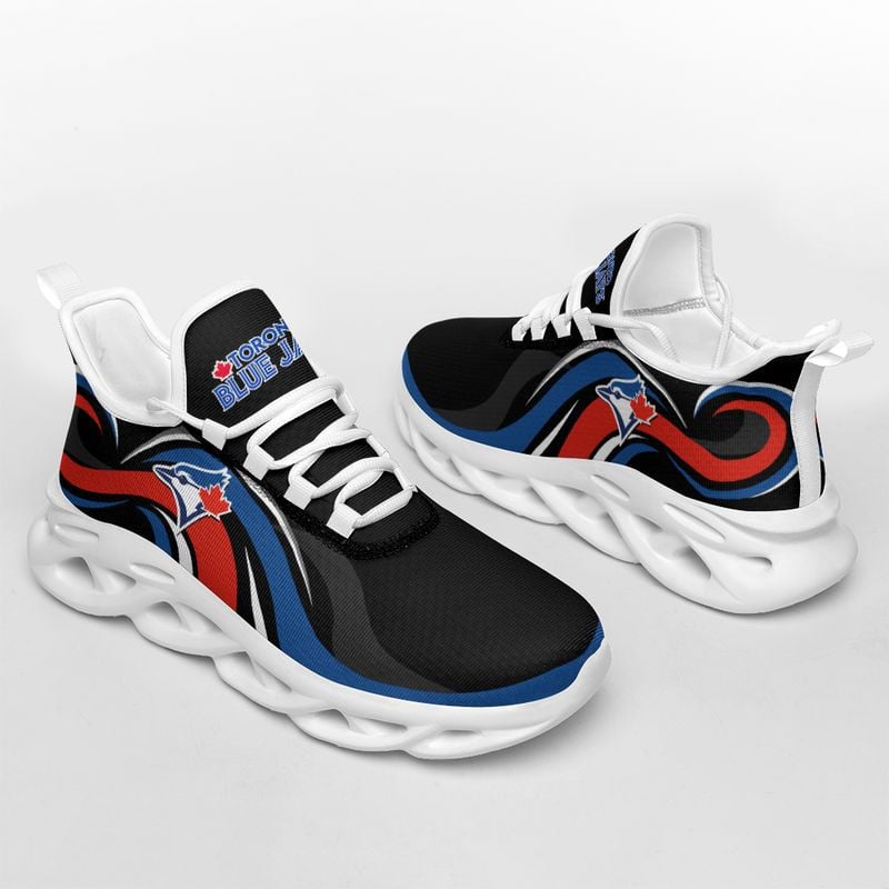 Toronto Blue Jays Wavy Style Max Soul Shoes NEW054761 - Famjoys Toronto Blue Jays Wavy Style Max Soul Shoes NEW054761 - Famjoys