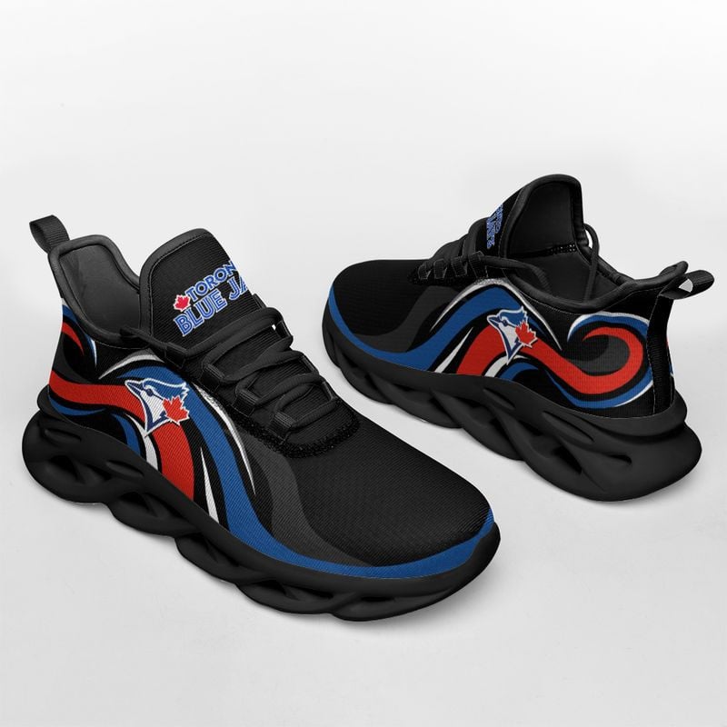 Toronto Blue Jays Wavy Style Max Soul Shoes NEW054761 - Famjoys Toronto Blue Jays Wavy Style Max Soul Shoes NEW054761 - Famjoys