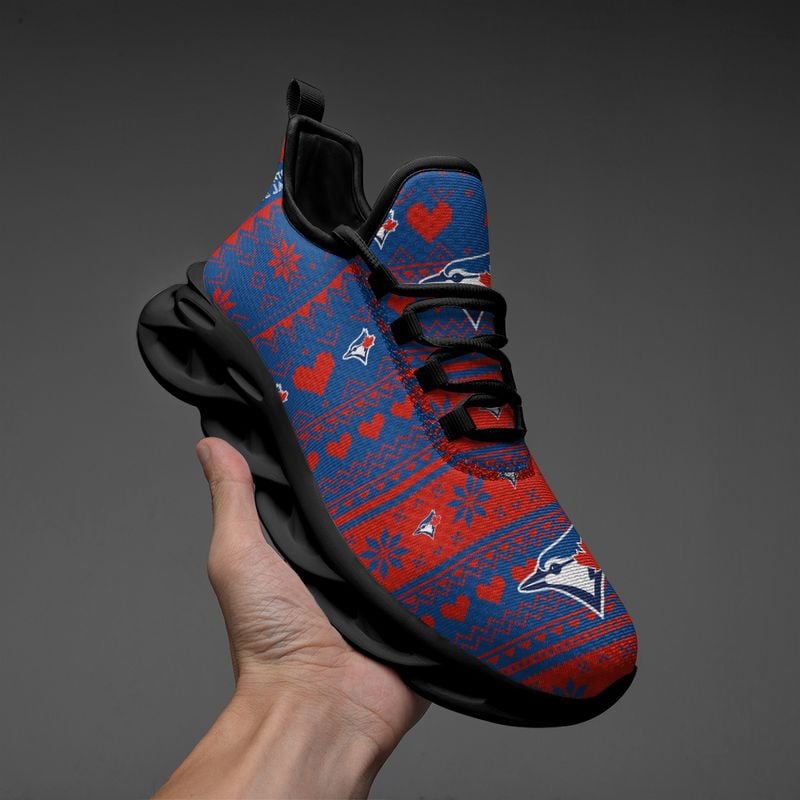 Toronto Blue Jays X-max Patterns Max Soul Shoes NEW055261 - Famjoys Toronto Blue Jays X-max Patterns Max Soul Shoes NEW055261 - Famjoys