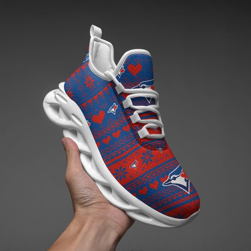 Toronto Blue Jays X-max Patterns Max Soul Shoes NEW055261 - Famjoys Toronto Blue Jays X-max Patterns Max Soul Shoes NEW055261 - Famjoys