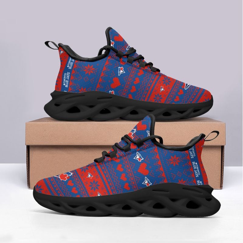 Toronto Blue Jays X-max Patterns Max Soul Shoes NEW055261 - Famjoys Toronto Blue Jays X-max Patterns Max Soul Shoes NEW055261 - Famjoys