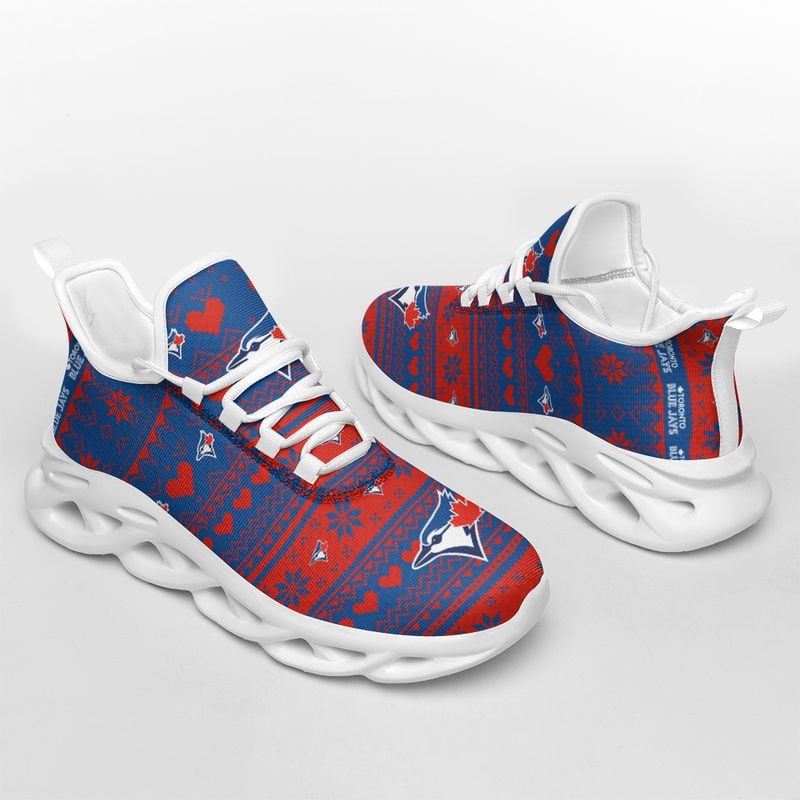 Toronto Blue Jays X-max Patterns Max Soul Shoes NEW055261 - Famjoys Toronto Blue Jays X-max Patterns Max Soul Shoes NEW055261 - Famjoys