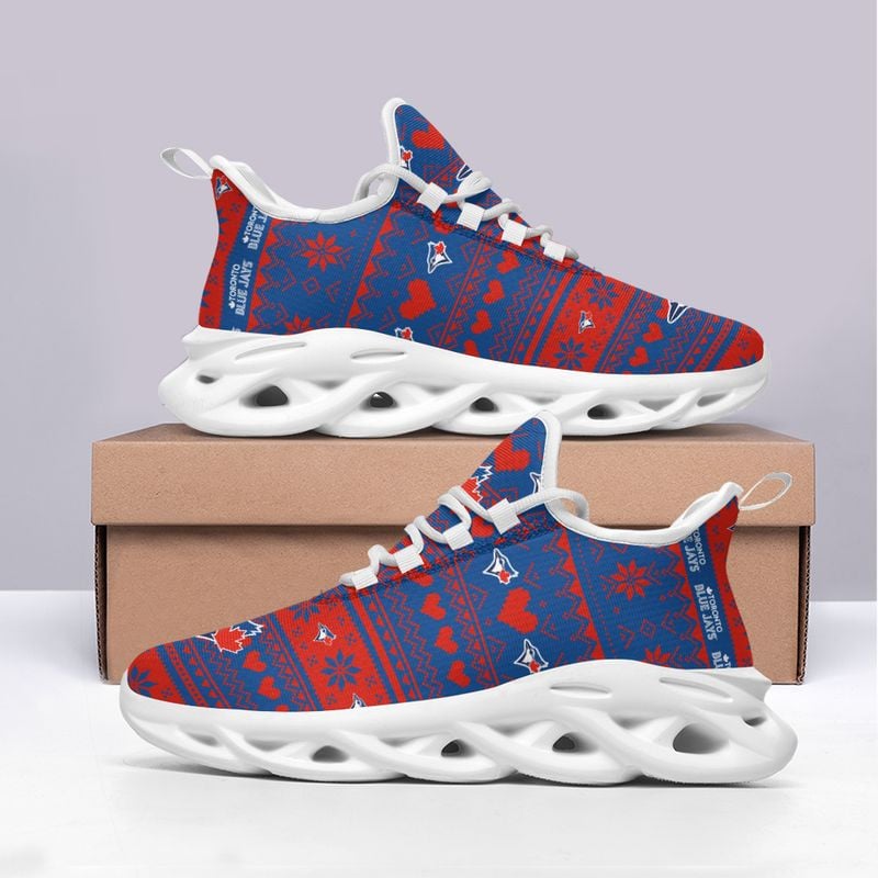 Toronto Blue Jays X-max Patterns Max Soul Shoes NEW055261 - Famjoys Toronto Blue Jays X-max Patterns Max Soul Shoes NEW055261 - Famjoys