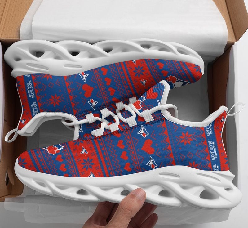 Toronto Blue Jays X-max Patterns Max Soul Shoes NEW055261 - Famjoys Toronto Blue Jays X-max Patterns Max Soul Shoes NEW055261 - Famjoys