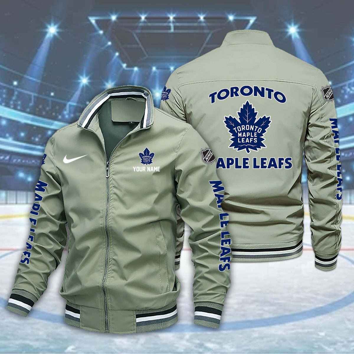Toronto MAPLE LEAFS Boomber Jacket - Famjoys Toronto MAPLE LEAFS Boomber Jacket - Famjoys