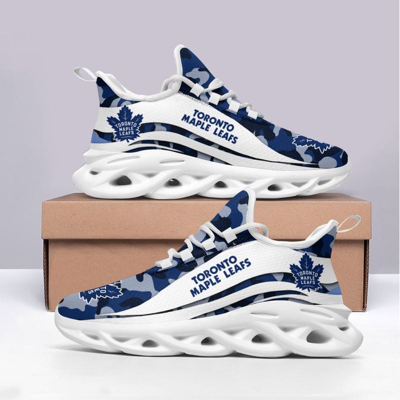 Toronto Maple Leafs Camo Pattern Max Soul Shoes NEW019767 - Famjoys Toronto Maple Leafs Camo Pattern Max Soul Shoes NEW019767 - Famjoys
