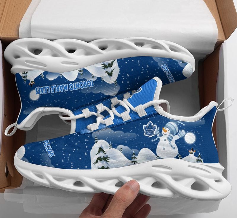 Toronto Maple Leafs Christmas Max Soul Shoes NLA030467 - Famjoys Toronto Maple Leafs Christmas Max Soul Shoes NLA030467 - Famjoys