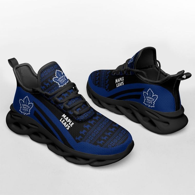 Toronto Maple Leafs Christmast Pattern Max Soul Shoes NLA033467 - Famjoys Toronto Maple Leafs Christmast Pattern Max Soul Shoes NLA033467 - Famjoys