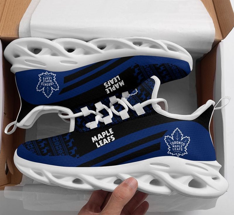 Toronto Maple Leafs Christmast Pattern Max Soul Shoes NLA033467 - Famjoys Toronto Maple Leafs Christmast Pattern Max Soul Shoes NLA033467 - Famjoys