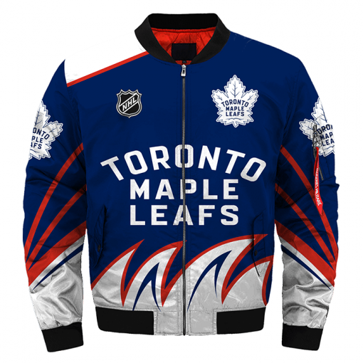 Toronto Maple Leafs Jacket 3D Full Print - Famjoys Toronto Maple Leafs Jacket 3D Full Print - Famjoys