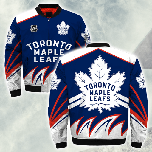 Toronto Maple Leafs Jacket 3D Full Print - Famjoys Toronto Maple Leafs Jacket 3D Full Print - Famjoys