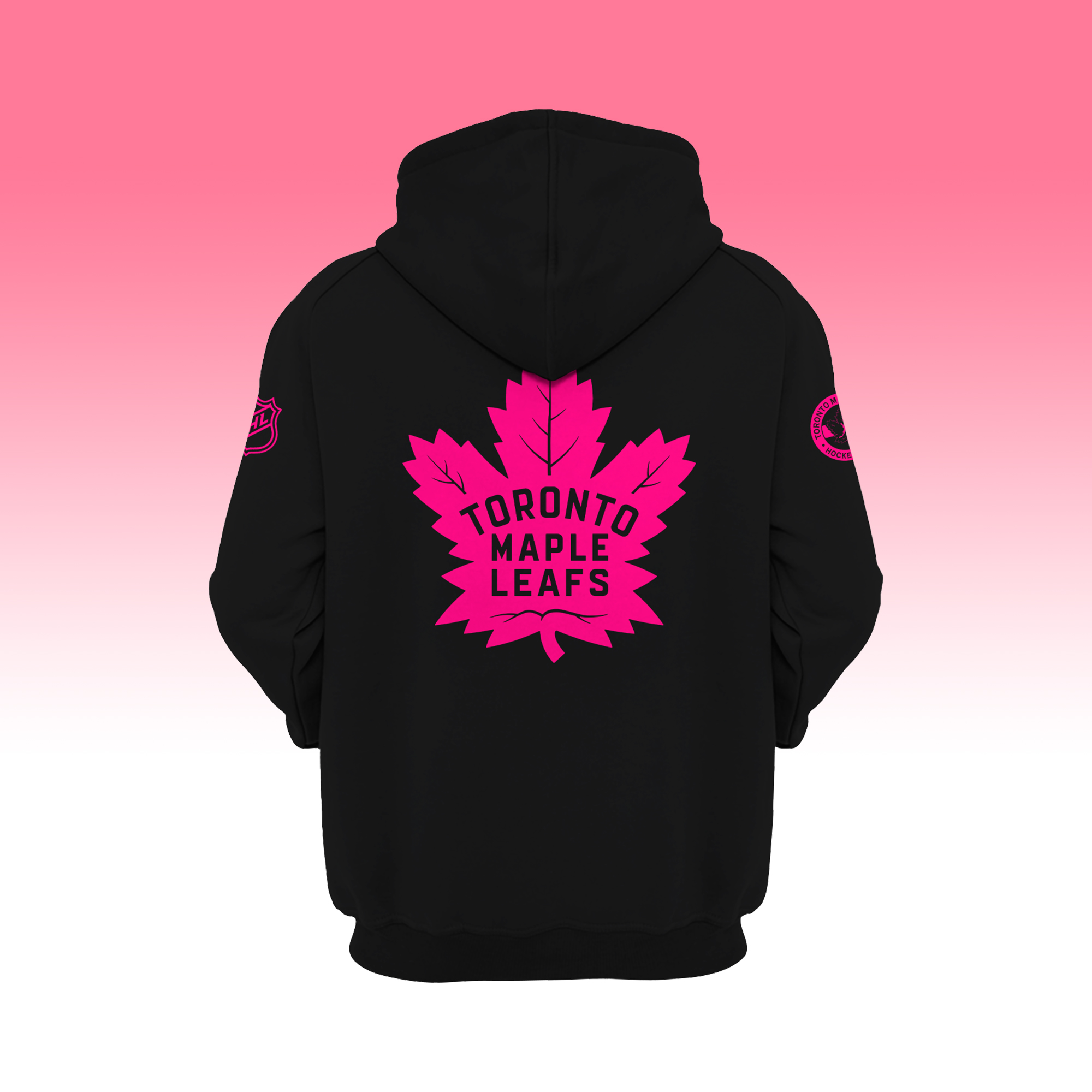 Toronto Maple Leafs NHL Breast Cancer Awareness Month Pullover Hoodie - Famjoys Toronto Maple Leafs NHL Breast Cancer Awareness Month Pullover Hoodie - Famjoys