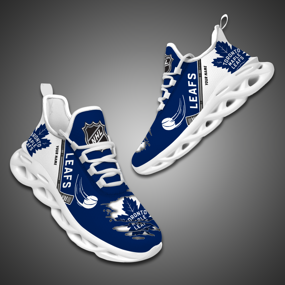 Toronto Maple Leafs NHL Clunky Max Soul Shoes - Famjoys Toronto Maple Leafs NHL Clunky Max Soul Shoes - Famjoys