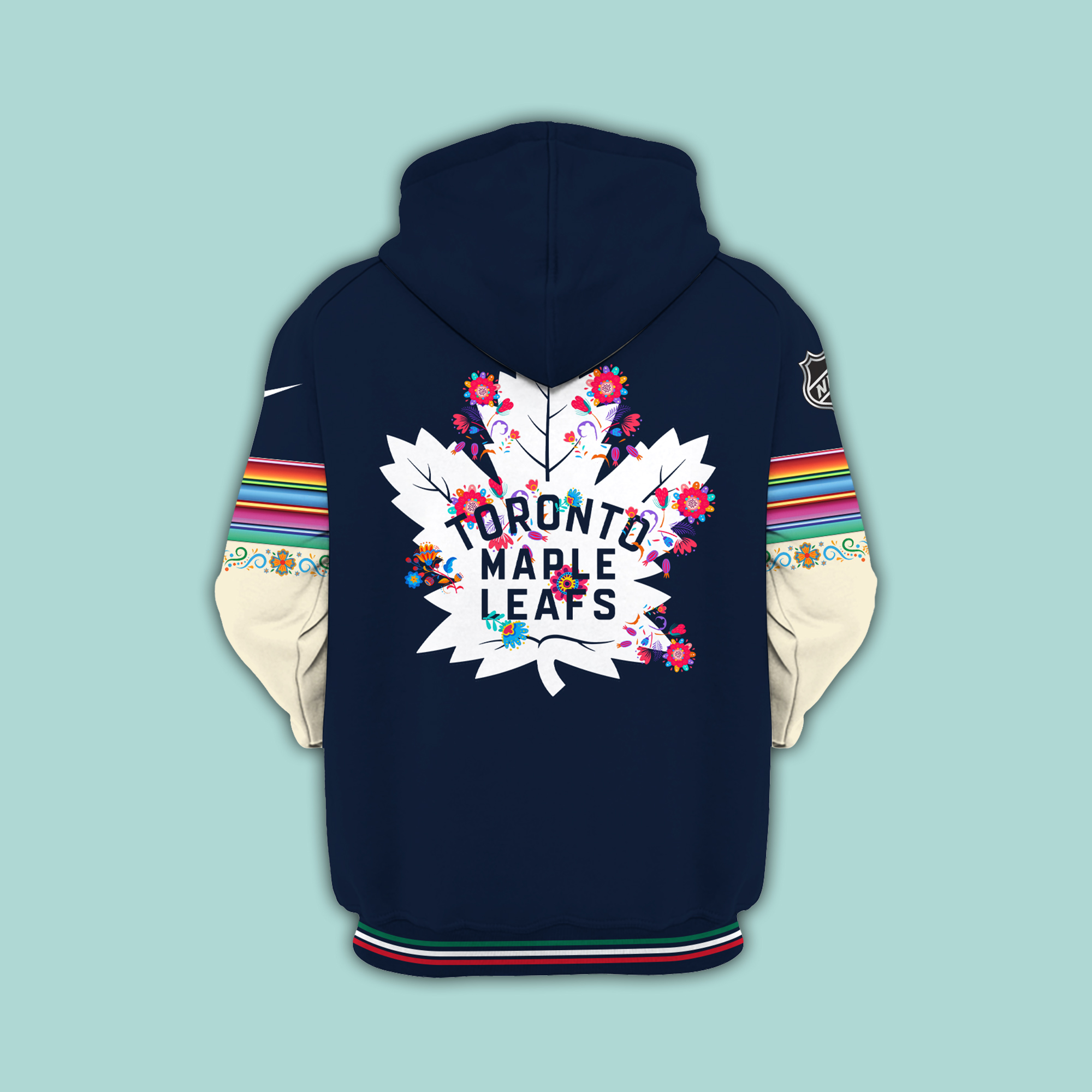 Toronto Maple Leafs NHL Dia De Los Muertos Premium Pullover Hoodie - Famjoys Toronto Maple Leafs NHL Dia De Los Muertos Premium Pullover Hoodie - Famjoys
