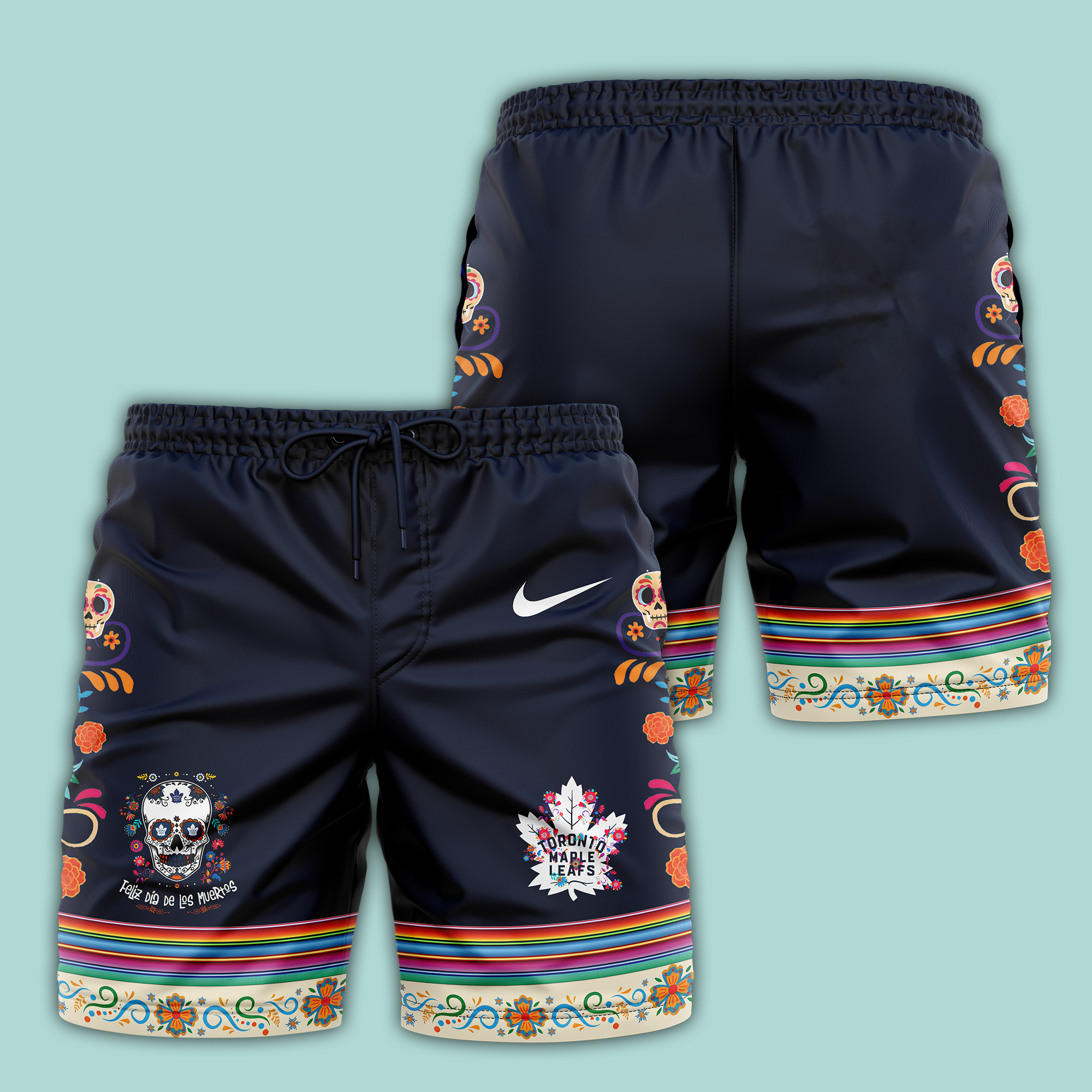 Toronto Maple Leafs NHL Dia De Los Muertos Premium Tee - Famjoys Toronto Maple Leafs NHL Dia De Los Muertos Premium Tee - Famjoys