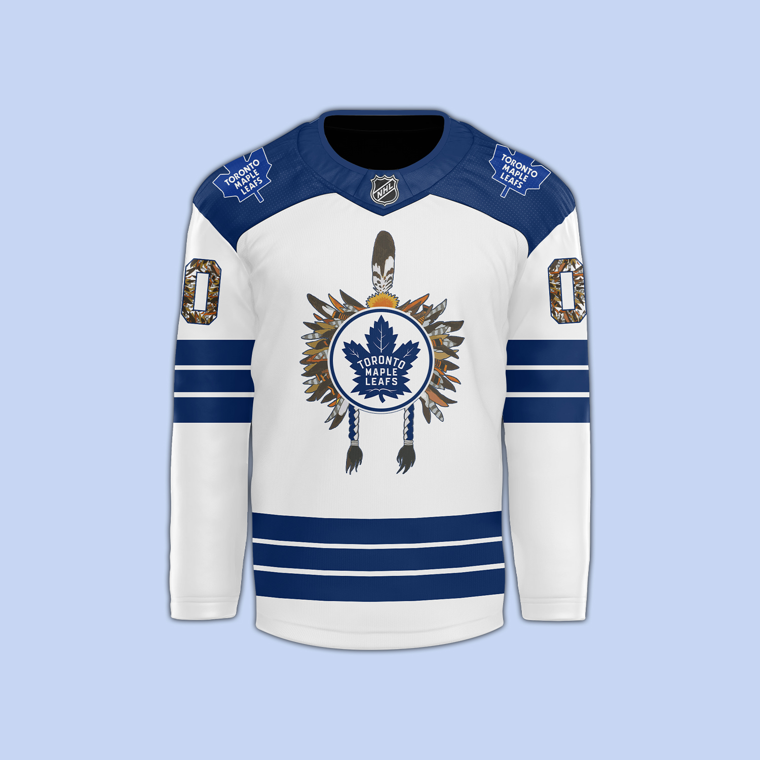 Toronto Maple Leafs NHL Native American Heritage Month Premium Jersey - Famjoys Toronto Maple Leafs NHL Native American Heritage Month Premium Jersey - Famjoys