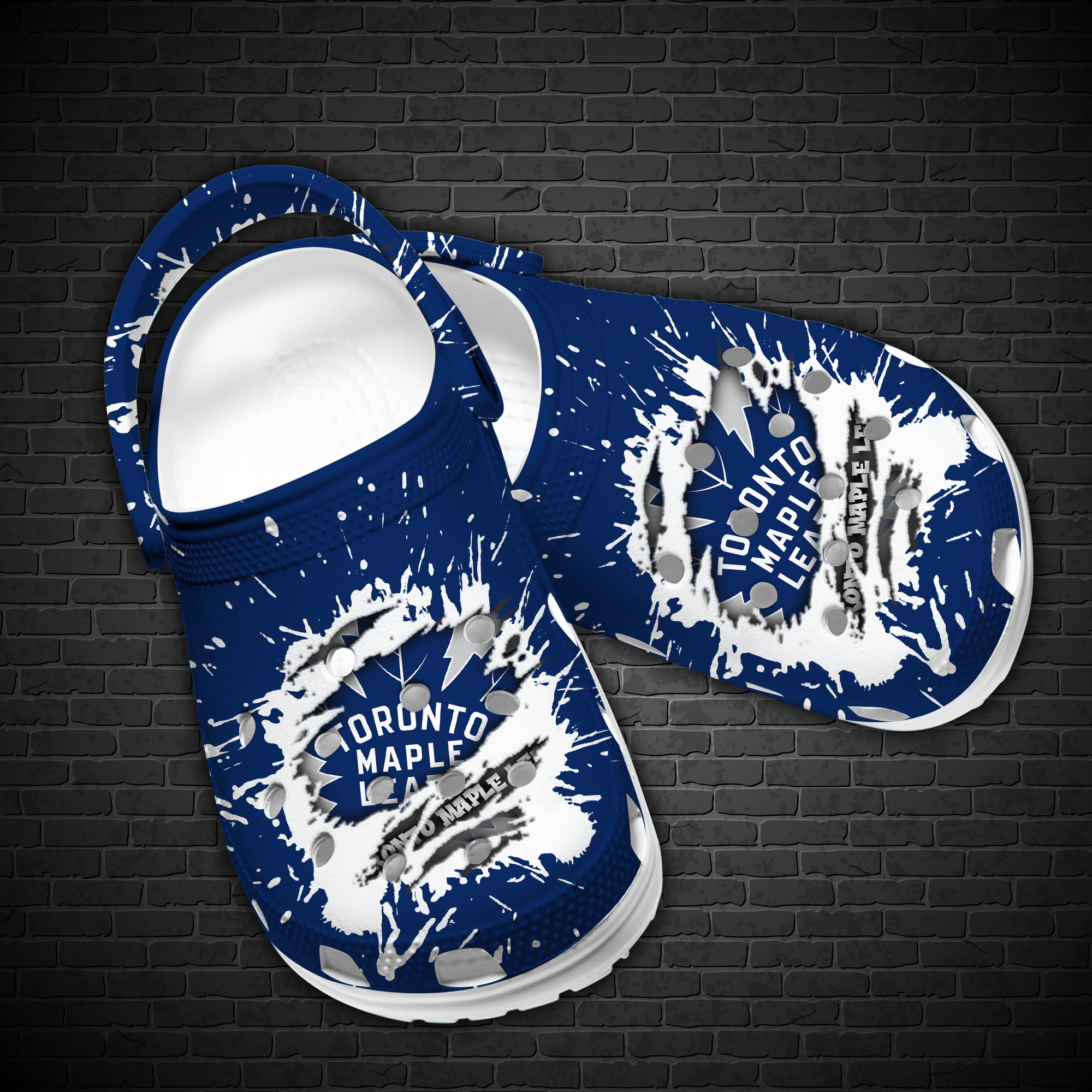 Toronto Maple Leafs NHL Premium 3D Crocs v1