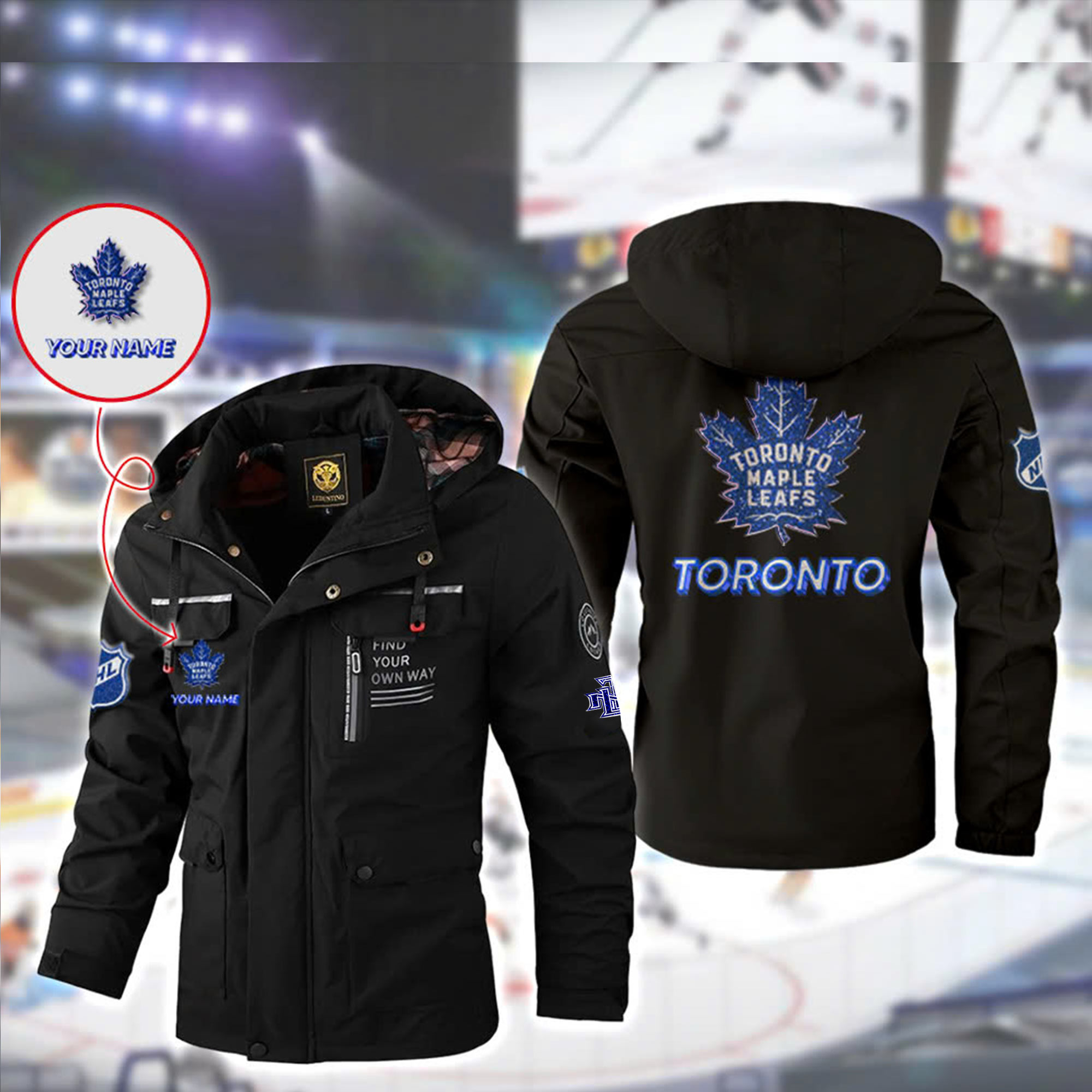 Toronto Maple Leafs NHL Windbreaker Jacket - Famjoys Toronto Maple Leafs NHL Windbreaker Jacket - Famjoys