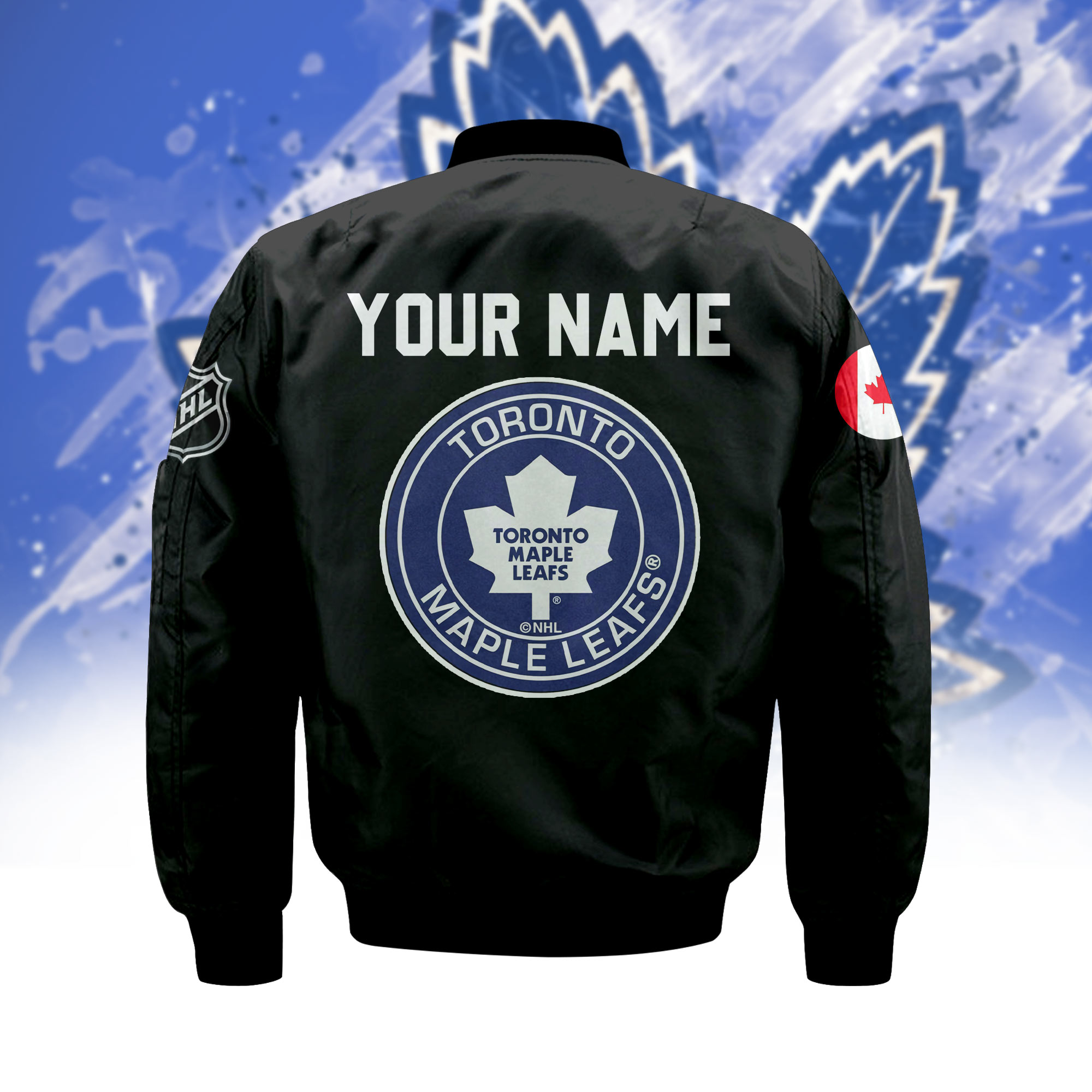 Toronto Maple Leafs Premium Bomber Jacket - Famjoys Toronto Maple Leafs Premium Bomber Jacket - Famjoys