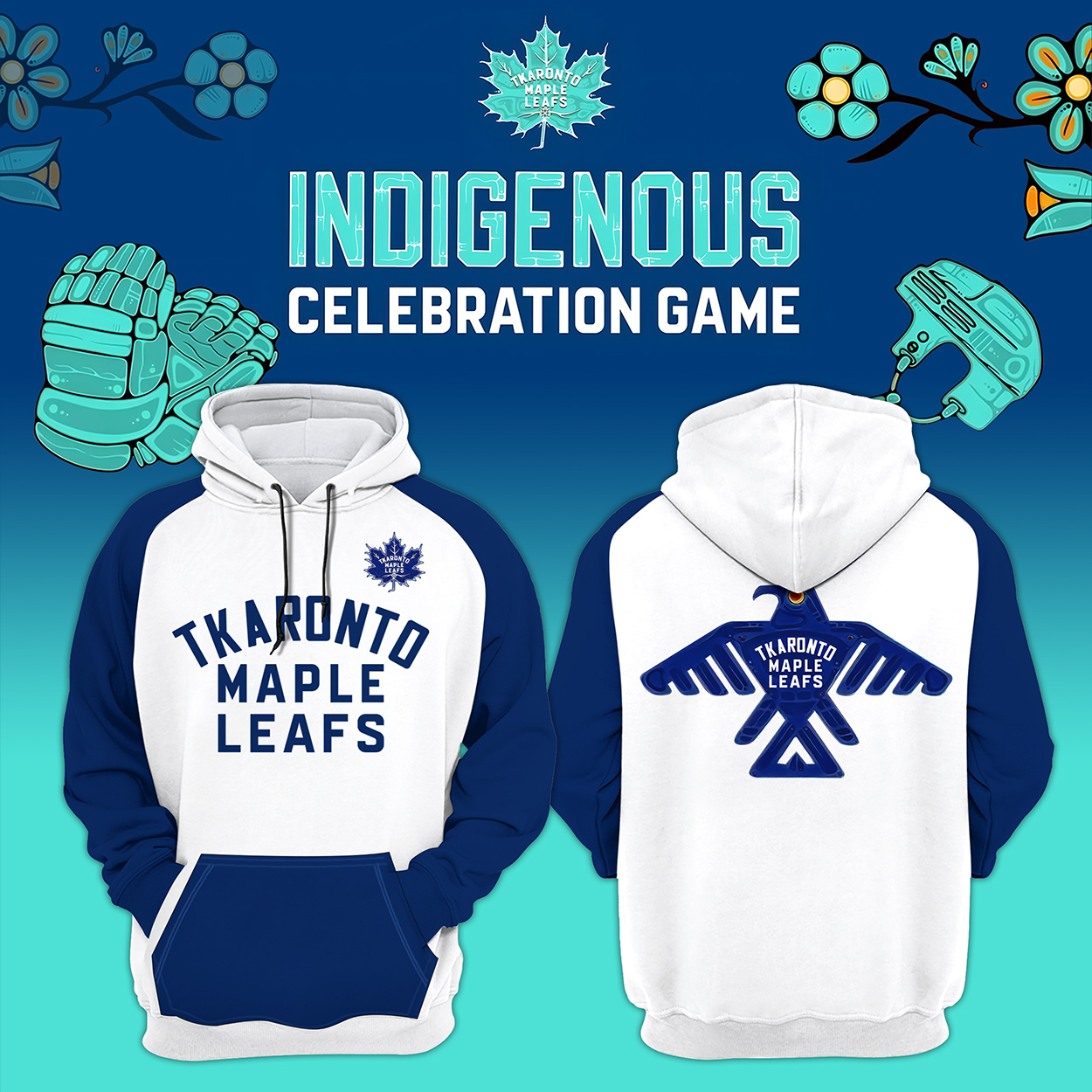 Toronto Maple Leafs Premium Pullover Hoodie for Indigenous Heritage Night - Famjoys Toronto Maple Leafs Premium Pullover Hoodie for Indigenous Heritage Night - Famjoys