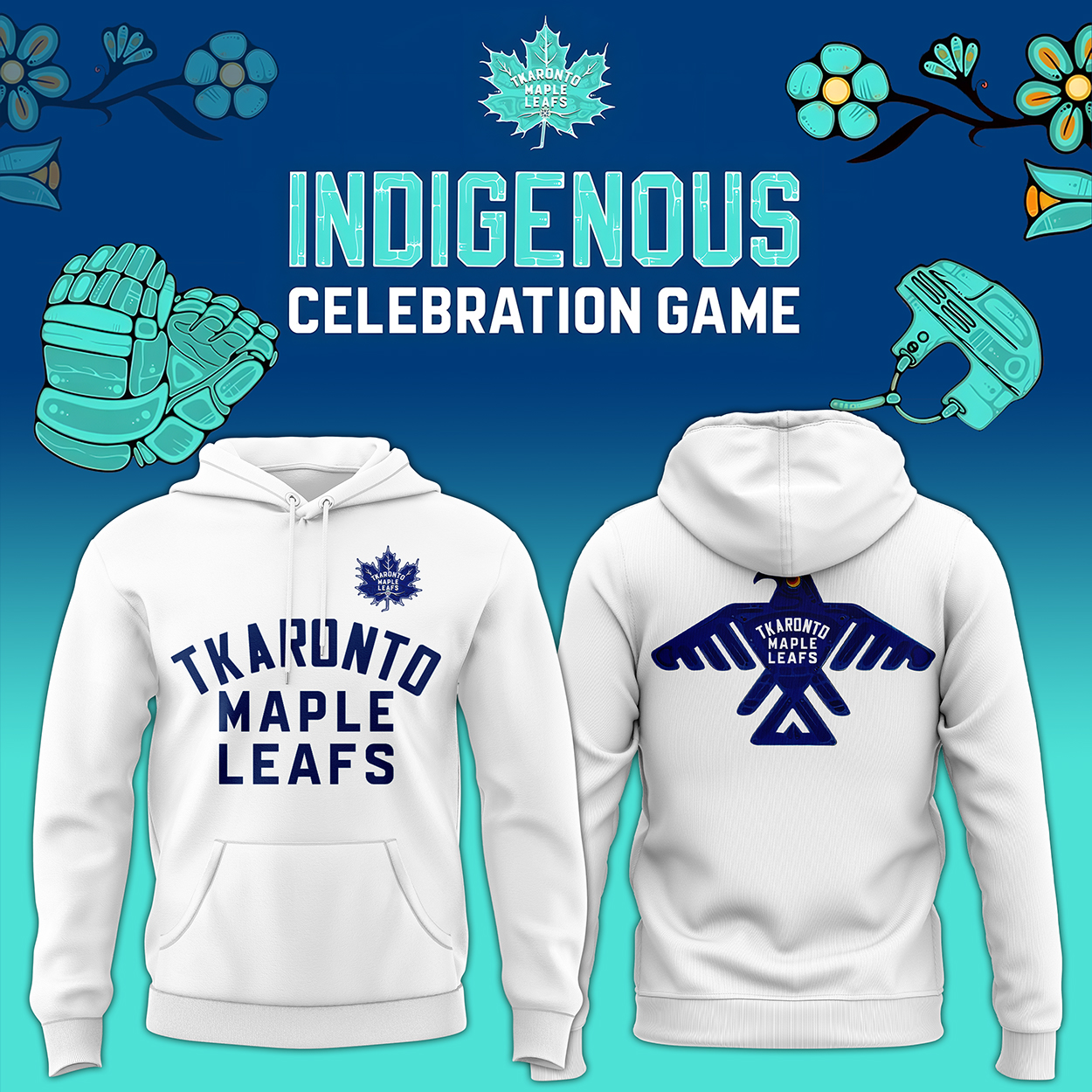 Toronto Maple Leafs Premium Pullover Hoodie for Indigenous Heritage Night - Famjoys Toronto Maple Leafs Premium Pullover Hoodie for Indigenous Heritage Night - Famjoys