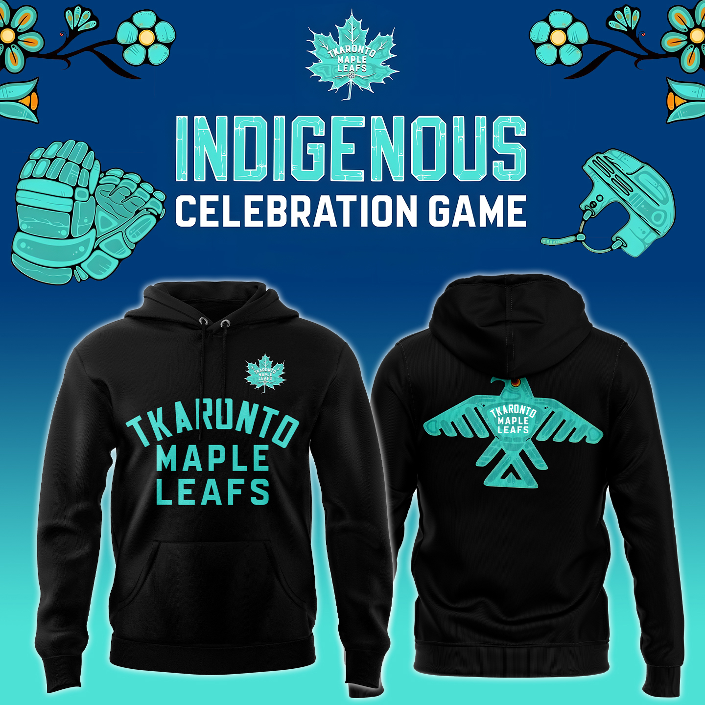 Toronto Maple Leafs Premium Pullover Hoodie for Indigenous Heritage Night - Famjoys Toronto Maple Leafs Premium Pullover Hoodie for Indigenous Heritage Night - Famjoys