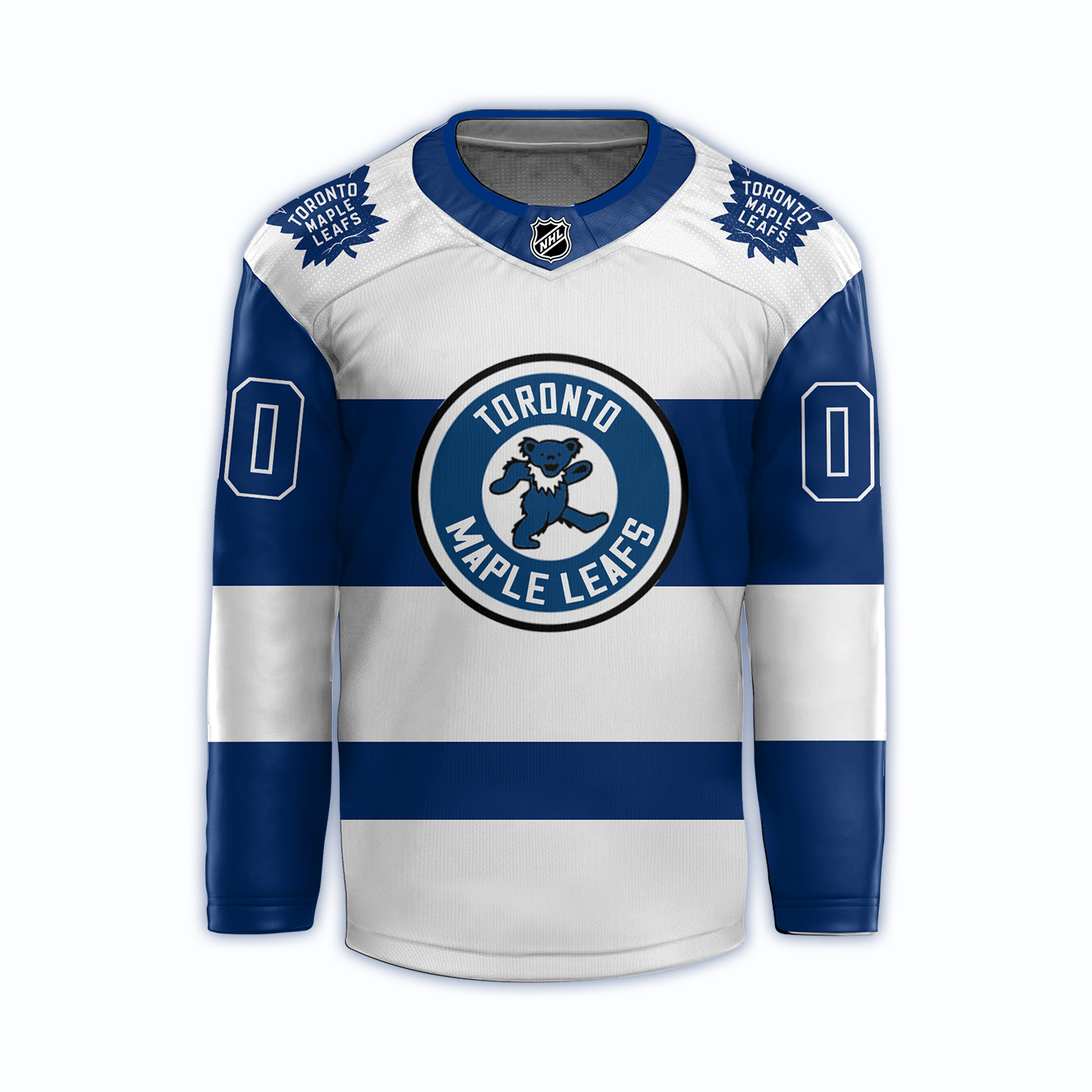 Toronto Maple Leafs x Grateful Dead Night Custom Jersey - Famjoys Toronto Maple Leafs x Grateful Dead Night Custom Jersey - Famjoys