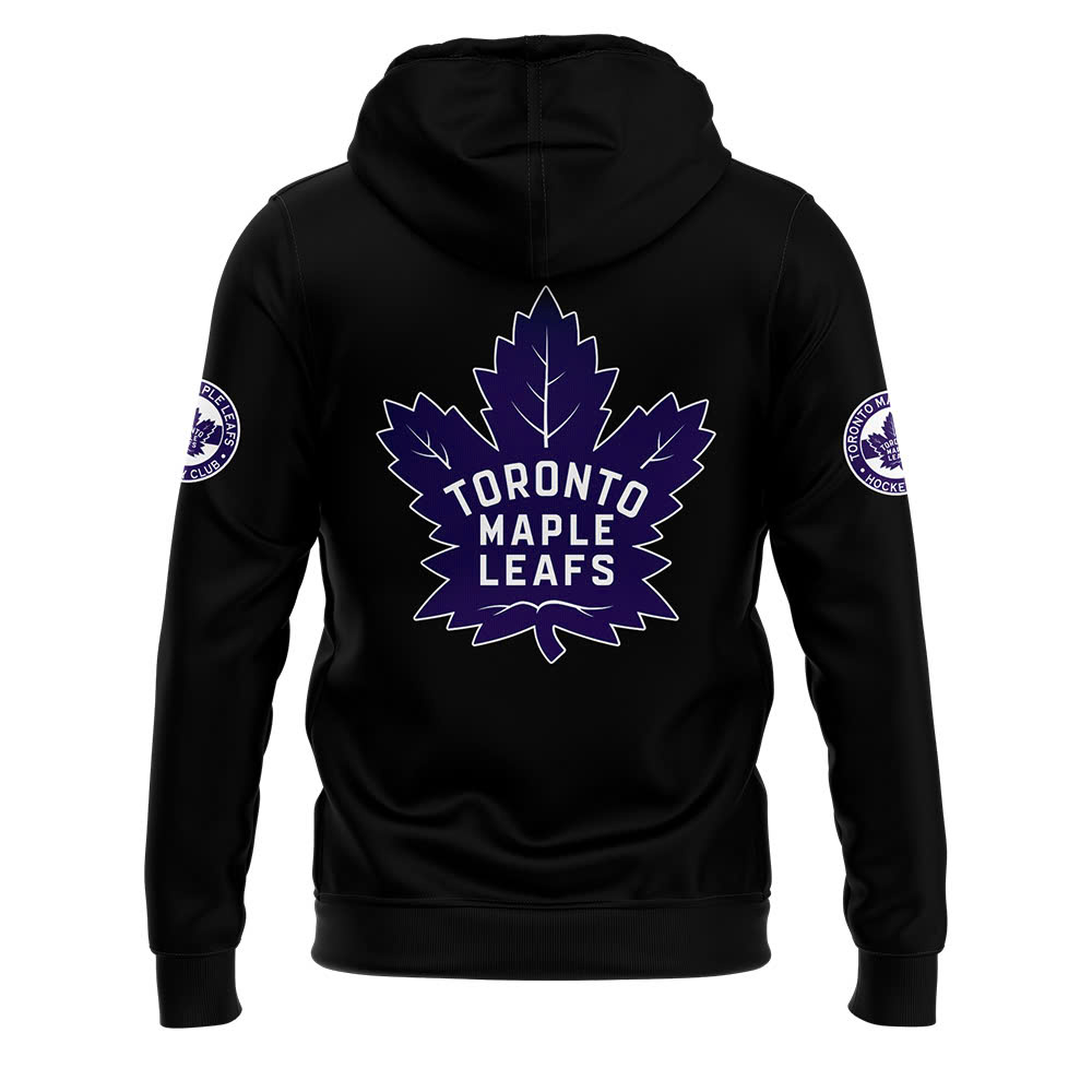 Toronto Maple Leafs x Hockey Fight Cancer Hoodie - Famjoys Toronto Maple Leafs x Hockey Fight Cancer Hoodie - Famjoys