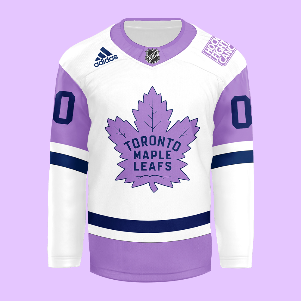 Toronto Maple Leafs x Hockey Fights Cancer Night Jersey - Famjoys Toronto Maple Leafs x Hockey Fights Cancer Night Jersey - Famjoys