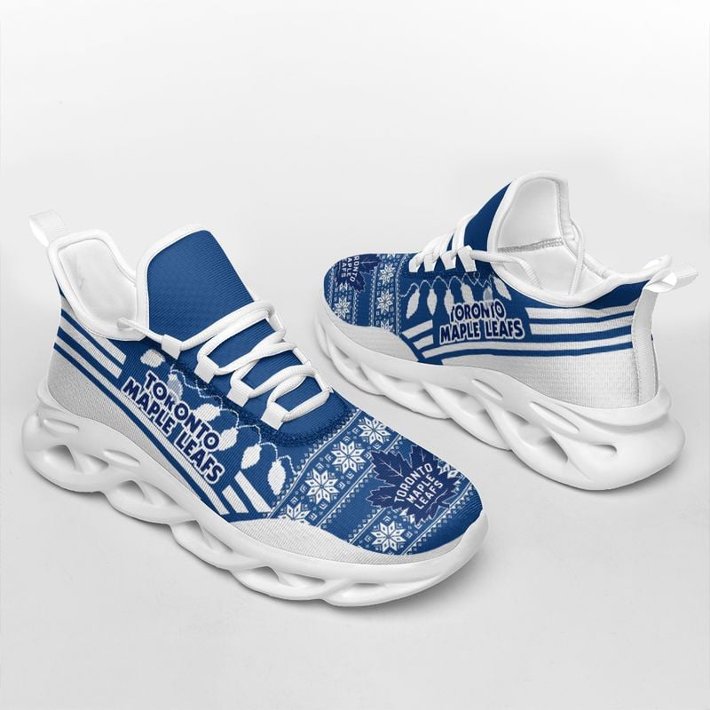 Toronto Maple Leafs X-max Santa Claus Max Soul Shoes NLA031667 - Famjoys Toronto Maple Leafs X-max Santa Claus Max Soul Shoes NLA031667 - Famjoys