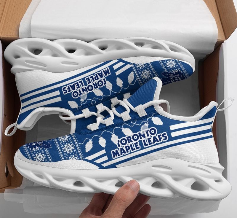 Toronto Maple Leafs X-max Santa Claus Max Soul Shoes NLA031667 - Famjoys Toronto Maple Leafs X-max Santa Claus Max Soul Shoes NLA031667 - Famjoys