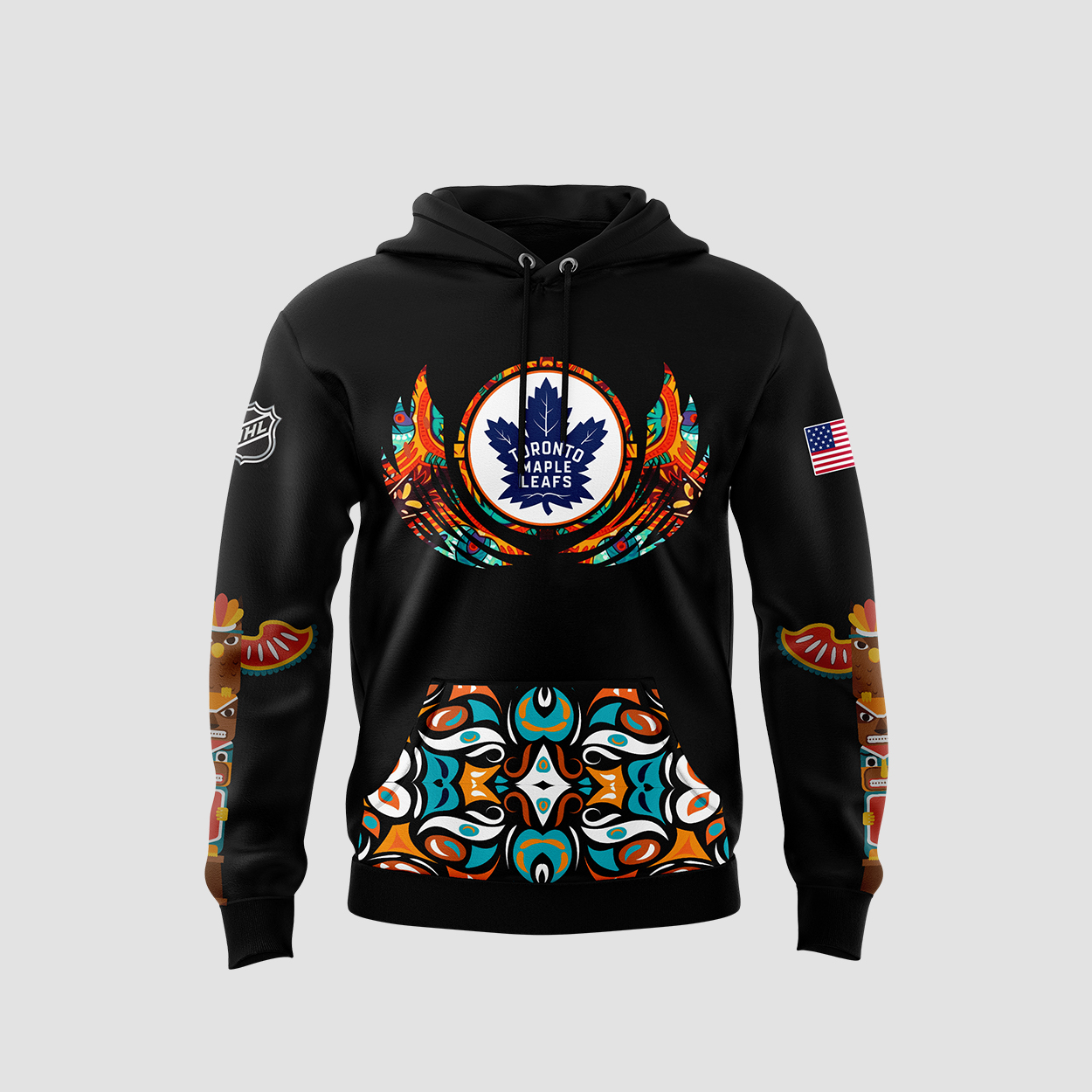 Toronto Maple Leafs x NHL Native American Heritage Month Premium Hoodie - Famjoys Toronto Maple Leafs x NHL Native American Heritage Month Premium Hoodie - Famjoys