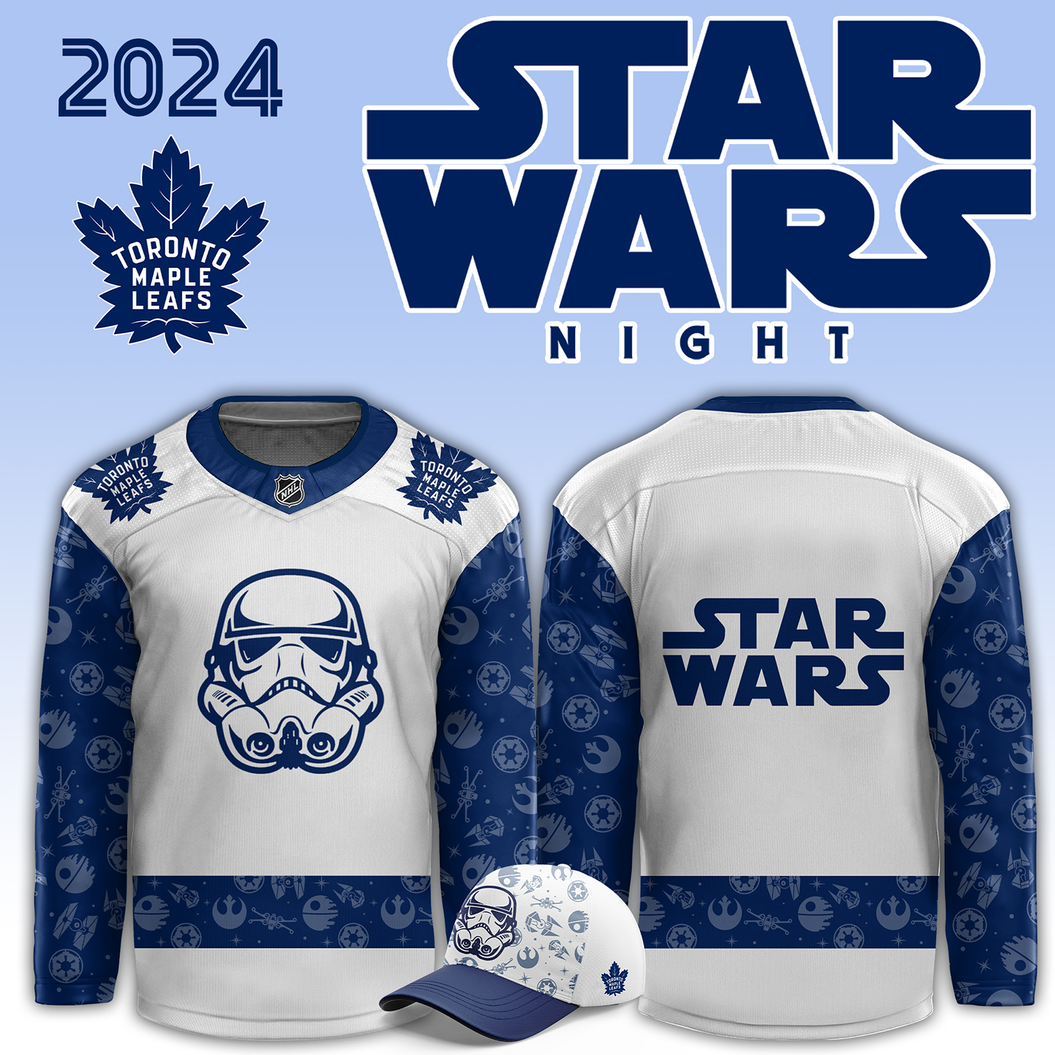 Toronto Maple Leafs x Star Wars Night jersey - Famjoys Toronto Maple Leafs x Star Wars Night jersey - Famjoys