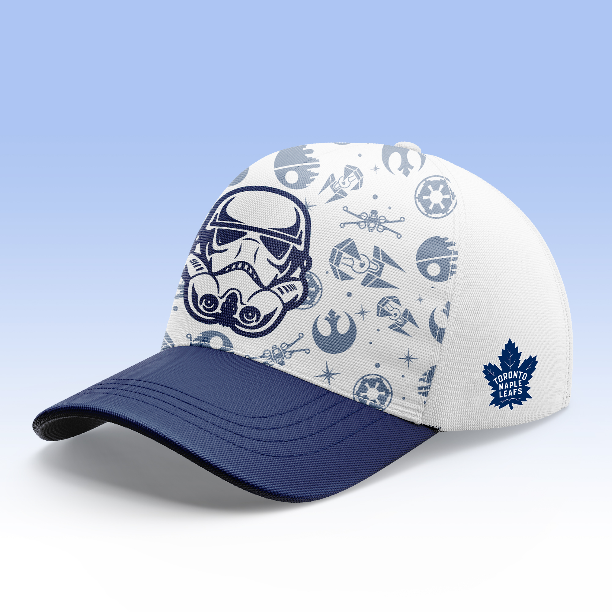 Toronto Maple Leafs x Star Wars Night Lace Up Hoodie - Famjoys Toronto Maple Leafs x Star Wars Night Lace Up Hoodie - Famjoys