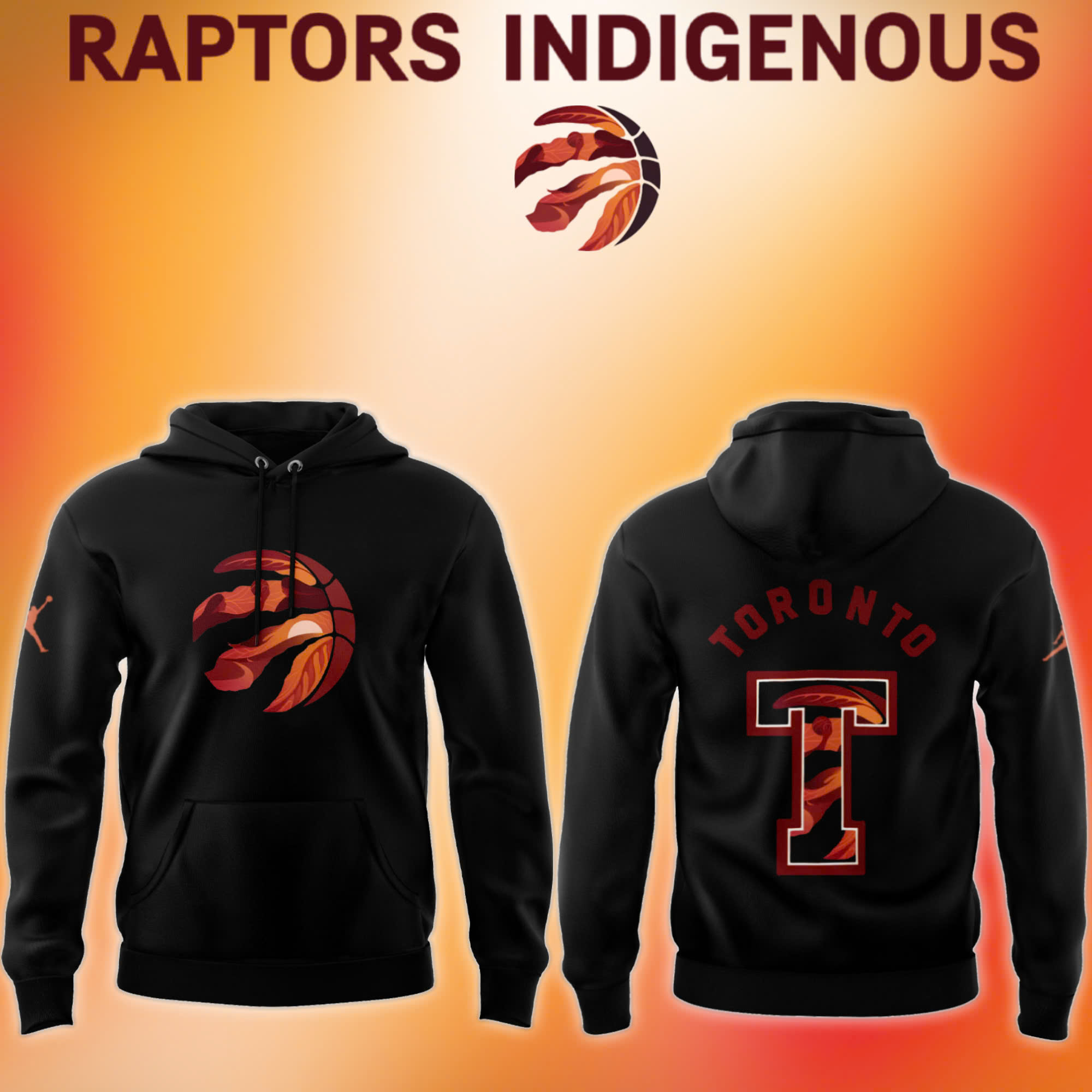 Toronto Raptors Indigenous Combo Tshirt | Cap | Jogger - Famjoys Toronto Raptors Indigenous Combo Tshirt | Cap | Jogger - Famjoys