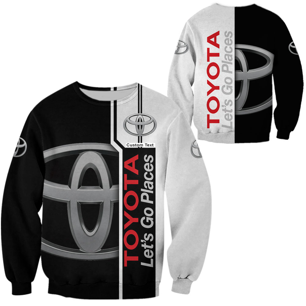 Toyota 3D Apparel Zip Hoodie,Pant,Polo, Button Hawaii Shirt Personalized - Famjoys Toyota 3D Apparel Zip Hoodie,Pant,Polo, Button Hawaii Shirt Personalized - Famjoys