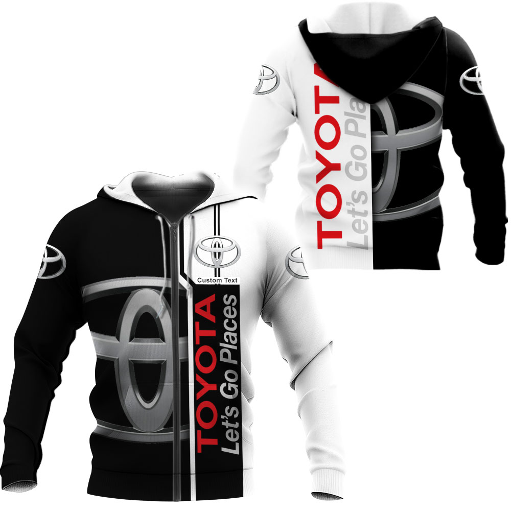 Toyota 3D Apparel Zip Hoodie,Pant,Polo, Button Hawaii Shirt Personalized - Famjoys Toyota 3D Apparel Zip Hoodie,Pant,Polo, Button Hawaii Shirt Personalized - Famjoys