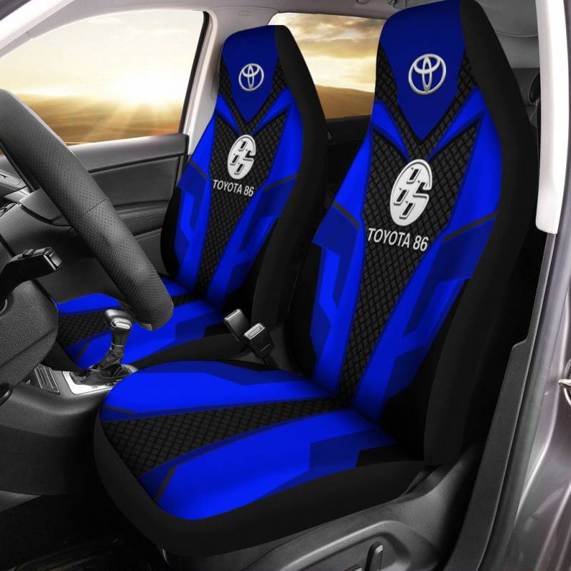 Toyota 86- LPH Car Seat Cover (Set of 2) Ver1 (Blue)