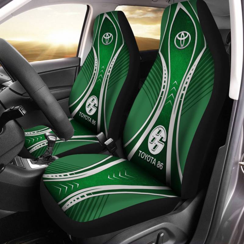 Toyota 86- LPH Car Seat Cover (Set of 2) Ver2 (Green)