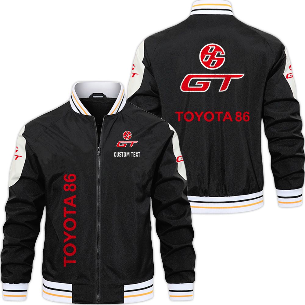 Toyota 86 Varsity Jacket, Zipper Jackets Customize Name 