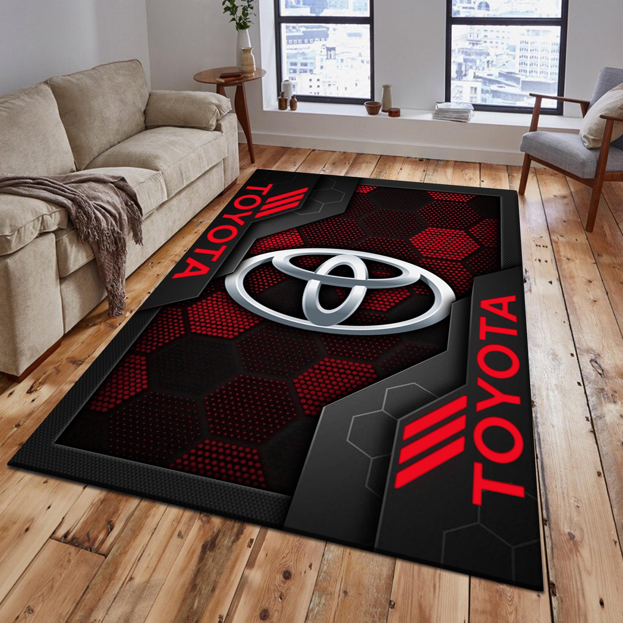 Toyota Area Rugs 2573 Multicolor - Famjoys Toyota Area Rugs 2573 Multicolor - Famjoys