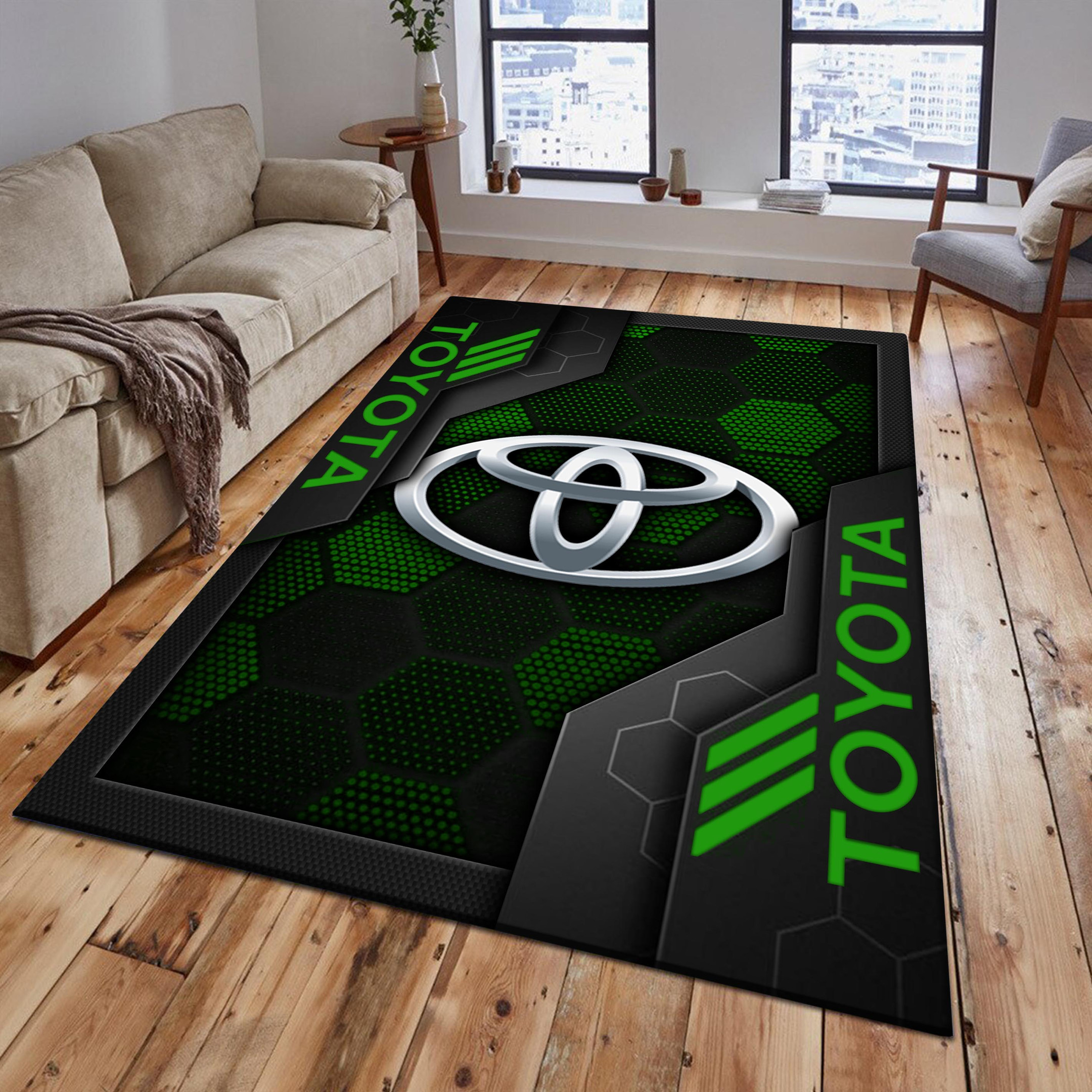 Toyota Area Rugs 2573 Multicolor - Famjoys Toyota Area Rugs 2573 Multicolor - Famjoys