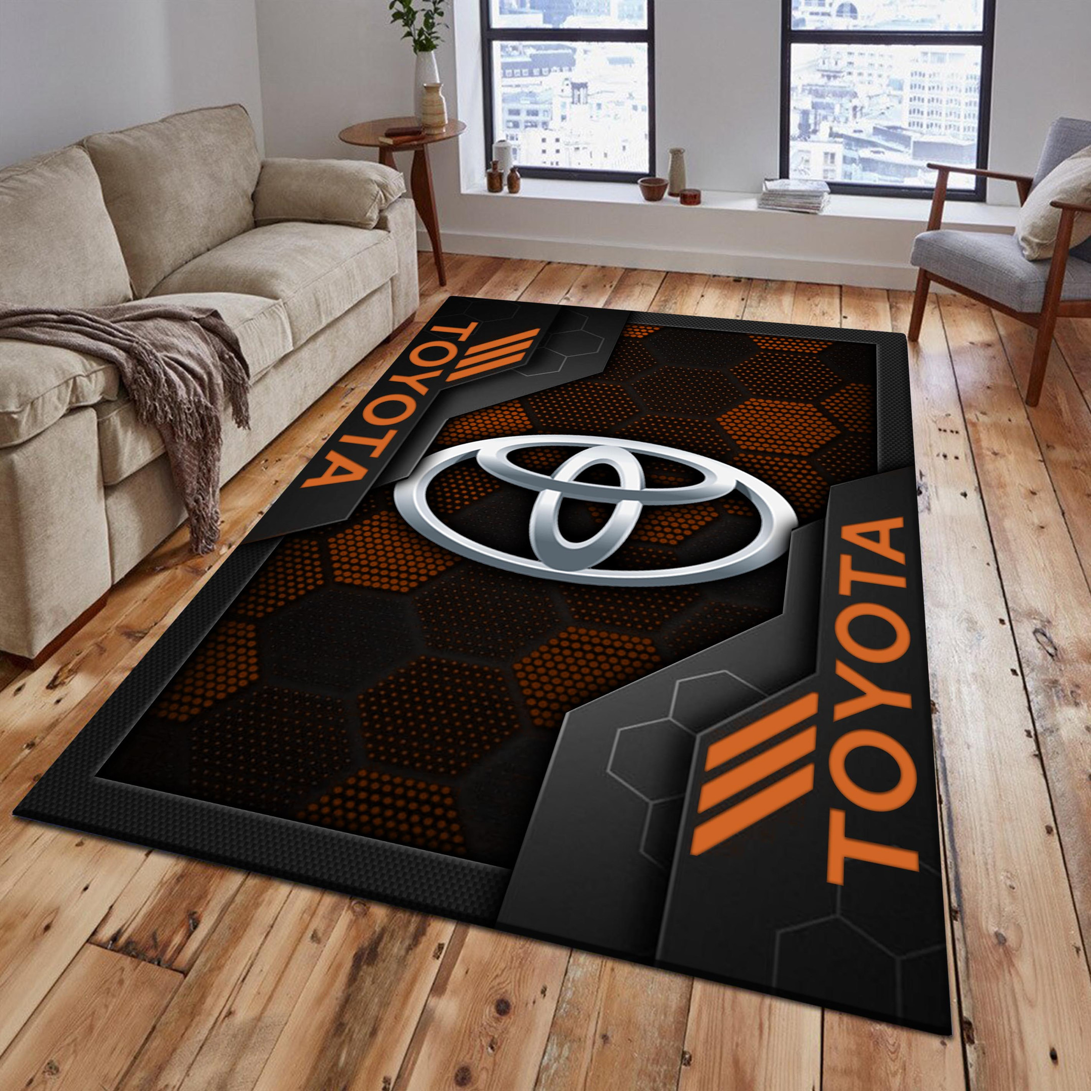 Toyota Area Rugs 2573 Multicolor - Famjoys Toyota Area Rugs 2573 Multicolor - Famjoys