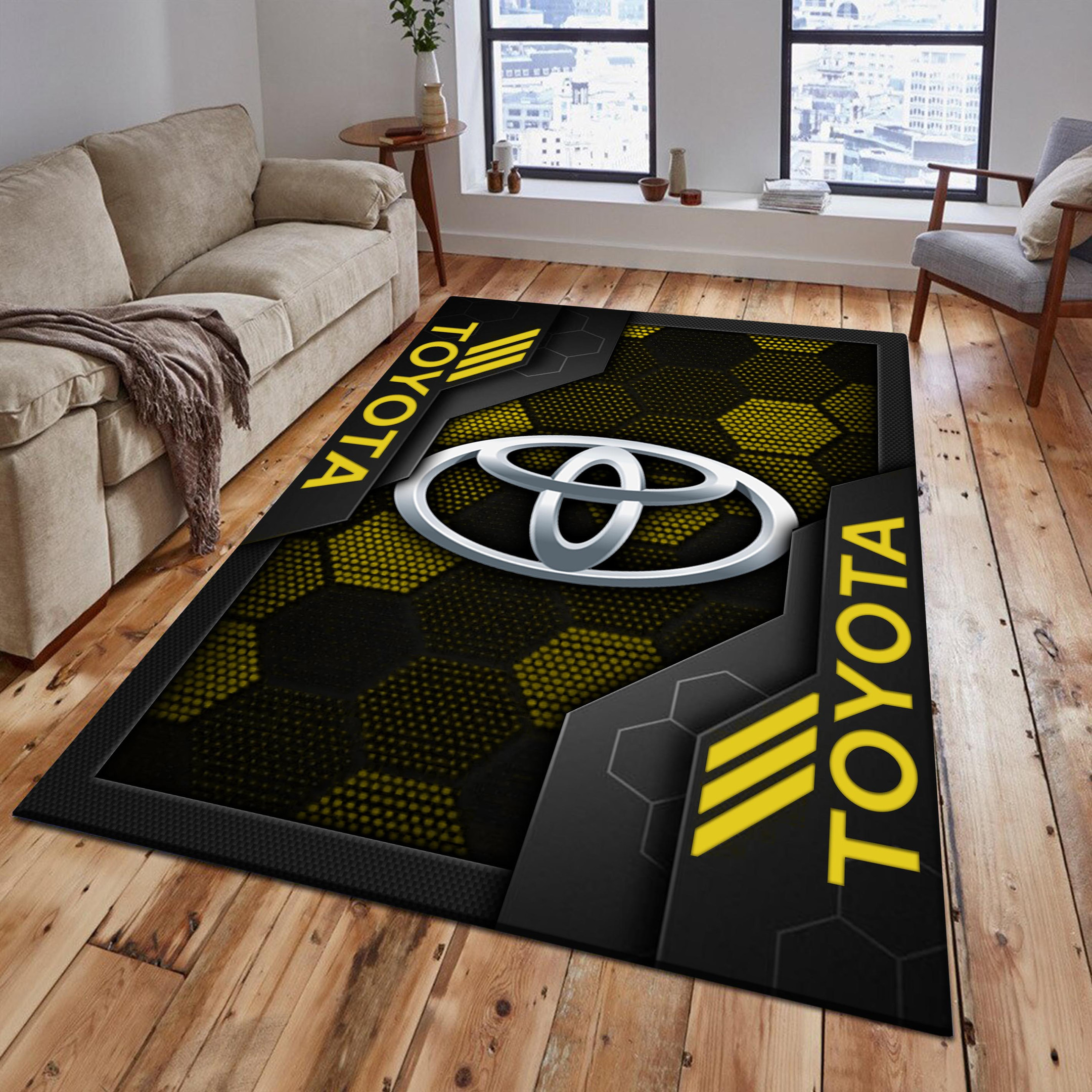 Toyota Area Rugs 2573 Multicolor - Famjoys Toyota Area Rugs 2573 Multicolor - Famjoys
