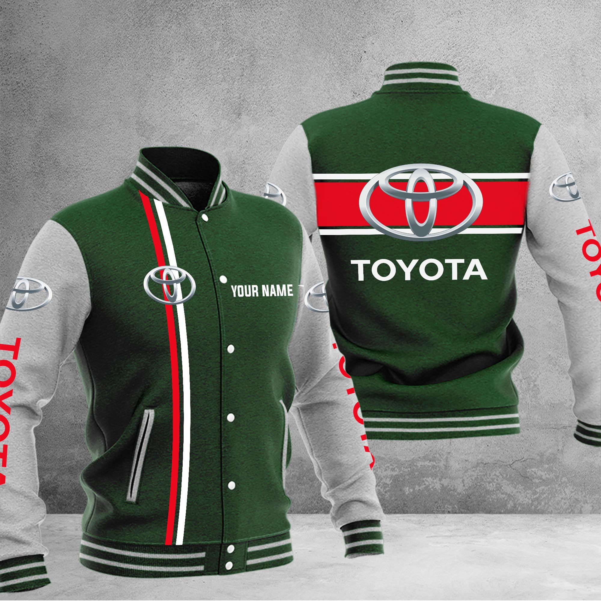 Toyota Baseball Jacket - Famjoys Toyota Baseball Jacket - Famjoys