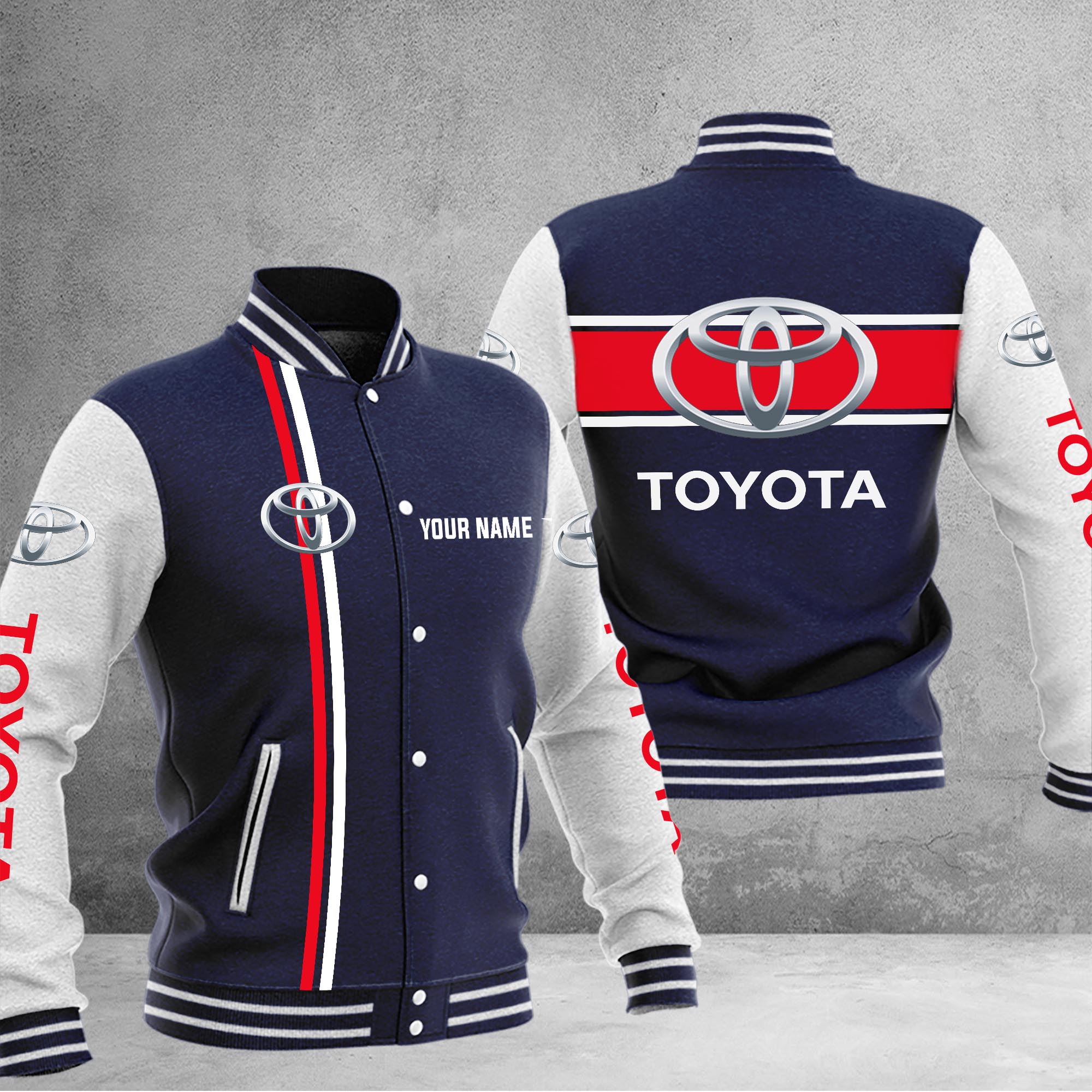 Toyota Baseball Jacket - Famjoys Toyota Baseball Jacket - Famjoys